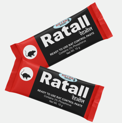 Pest Control Ratall - Effective Rat & Rodent Killer 2 Pcs